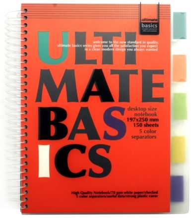 Блокнот с разделителями для записей Ultimate Basics 197×250 мм 150 л., клетка