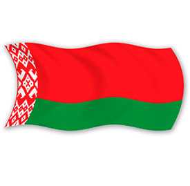  Государственный флаг Республики Беларусь уличный - 50х100 см