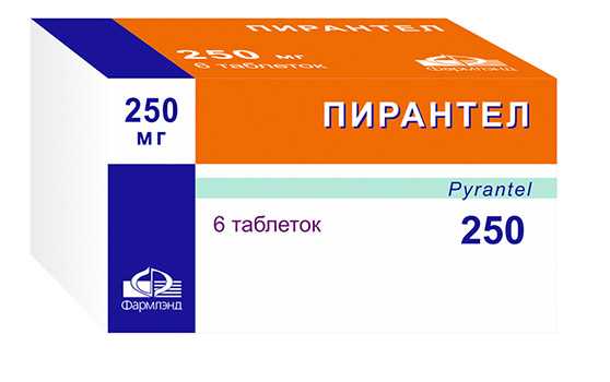 Пирантел 250 мг №6, таблетки