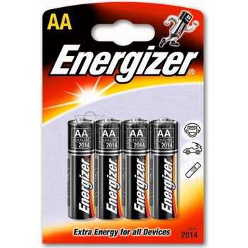 Батарея гальваническая щелочная Energizer Alkaline 1,5 V LR6 (АА) 4шт в упаковке