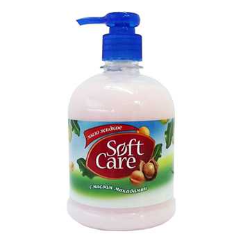 Мыло жидкое SoftCare с маслом макадамии 500г 