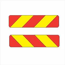 Задние опознавательные знаки для обозначения транспортных средств большой грузоподъёмности EAC