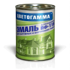 Эмаль ПФ-115 Белая ГОСТ 6465-76 (2 кг)