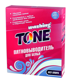 Пятновыводитель для белья Washing Tone 500 гр