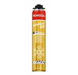 Пена пистолетная монтажная PENOSIL GOLDGUN 65 Winter (KRIMELTE), 1050 гр