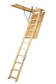 Складная деревянная лестница на чердак Fakro LWS Smart Plus