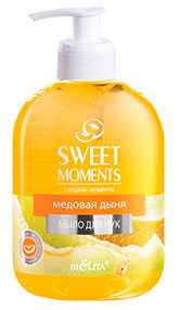 Жидкое мыло для рук Медовая дыня SWEET MOMENTS, Белита-Витэкс