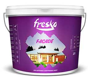 Краска водно-дисперсионная FRESKO Facade 2л