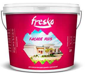 Краска водно-дисперсионная FRESKO Facade Plus 2л