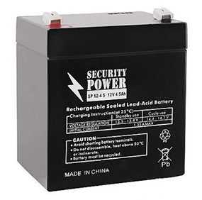 Аккумуляторная батарея 12V/5Ah Security Power SP 12-5 (F1); 90x102x70 (ШхВхГ)-Security Power (Китай)