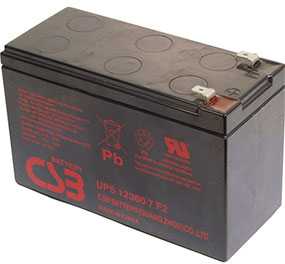 Аккумуляторная батарея 12V/7.5Ah CSB UPS 12360 6 (F2) Slim; 151x94x51 (ШхВхГ)-CSB Battery (Вьетнам)