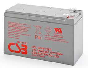 Аккумуляторная батарея 12V/9Ah CSB HRL 1234W (F2) FR; 151x94x65 (ШхВхГ)-CSB Battery (Вьетнам)