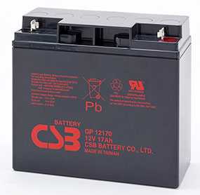 Аккумуляторная батарея 12V/17Ah CSB GP 12170; 181x167x76 (ШхВхГ)-CSB Battery (Вьетнам)