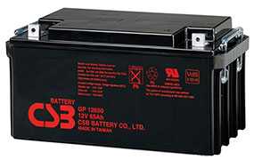Аккумуляторная батарея 12V/65Ah CSB GP 12650; 350x179x167 (ШхВхГ)-CSB Battery (Вьетнам)