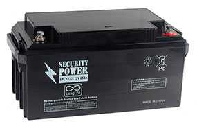 Аккумуляторная батарея 12V/65Ah Security Power SPL 12-65; 350x179x167 (ШхВхГ)-Security Power (Китай)