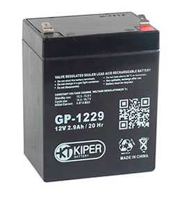 Аккумуляторная батарея 12V/2.9Ah Kiper GP-1229 (F1); 80x99x56 (ШxВxГ)-Kiper (Китай)