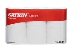 Бумага туалетная Katrin Classic Toilet, двухслойная (6 шт/упак.), Metsa Tissue (Германия) 