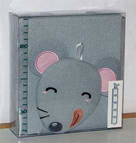 Рамка-ростомер GCF-21, 5 фото 10*15, мышь, POLDOM (Китай)
