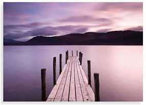 Декор (фотография) на холсте Canvas Serene Pier, 50*70 см, INNOVA (Китай)