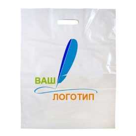 Пакет с вырубной ручкой с нанесением логотипа, Ивада-Пак (Беларусь)