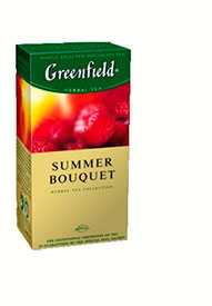 Чай фруктовый ГринФилд Summer Bouquet 25 пак./упак -GREENFIELD (Россия)
