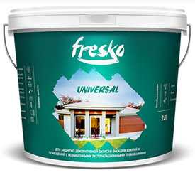 Краска водно-дисперсионная FRESKO Universal, 2л - ЛАКОКРАСКА (Беларусь)