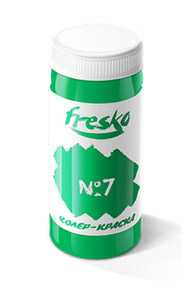 Колер-краска «FRESKO» тон 7 (зеленый), 0,5 л - ЛАКОКРАСКА (Беларусь)
