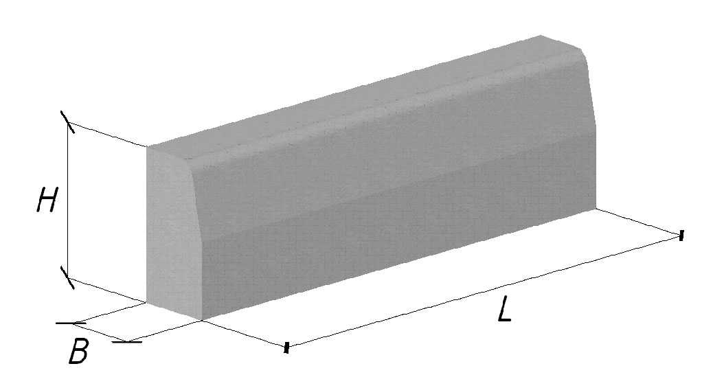 Бордюр дорожный БР100.30.18-М- БРЕСТСКИЙ ЗАВОД ЖЕЛЕЗОБЕТОННЫХ КОНСТРУКЦИЙ И СТРОИТЕЛЬНЫХ ДЕТАЛЕЙ
