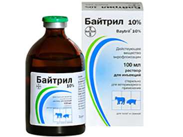 Препарат ветеринарный Байтрил 5%, 100 мл - BAYER