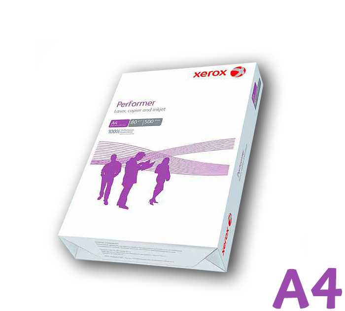 Бумага офисная Xerox Performer А4, 80 г/м2, 500 л/пачке, класс С - XEROX
