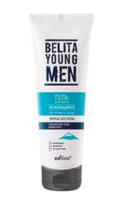 Гель для бритья непенящийся для щетины и бороды, BELITA YOUNG MEN - БЕЛИТА