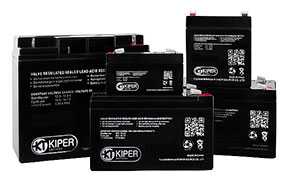 Аккумуляторная батарея Kiper FT-12500 12V/50Ah 227x106x223(233) ДxШxВ - Kiper (Китай)