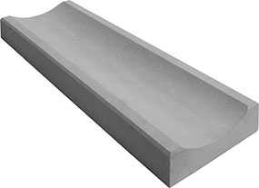Желоб бетонный мелкий 50 см, серый - ЗАВОД БЕЛБРУК (Беларусь)