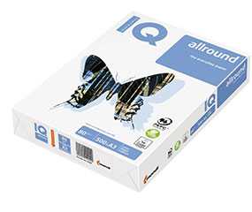 Бумага офисная IQ Allround А3, 80 г/м2, 500 л/пачке, класс B+ - Mondi​