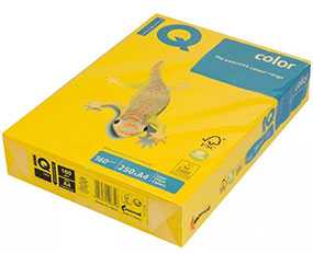 Бумага цветная IQ COLOR SY40, солнечно-желтый, А4, 80 г/м2, 500 л/пачке - Mondi​
