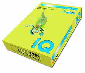 Бумага цветная IQ COLOR NEOGN, зеленый неон, А4, 80 г/м2, 500 л/пачке - Mondi​