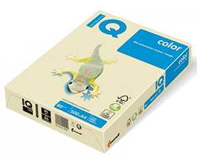 Бумага цветная IQ COLOR BE66, ванильно-бежевый, А4, 80 г/м2, 500 л/пачке - Mondi​