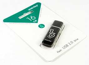 Флэш-накопитель Smartbuy USB2.0 16Gb - SMARTBUY
