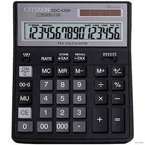 Калькулятор настольный 16-разрядный Citizen SDC-435N - Citizen