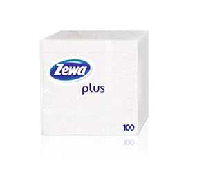 Салфетки бумажные Zewa Plus белые 33х33 см, 100 шт - SCA Hygiene Products