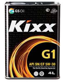 Масло моторное KIXX G1 API SN/CF 5W-30, 4л. - ЛЛК-Интернешнл