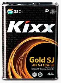 Масло моторное KIXX GOLD API SJ/CF 10W-30, 4 л - ЛЛК-Интернешнл