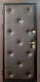 Дверь наружная стальная глухая утеплённая (ДНСГУ) одностворчатая, размер 2,1 ×1 м - Эрис УЧПП
