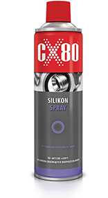 Смазка силиконовая многофункциональная CX80 SILIKON SPRAY, спрей, объем 500 мл - CX-80 Polska