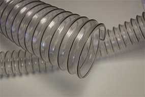Шланги из ПВХ и полиуретана, армированные стальной спиралью WIRE DEX