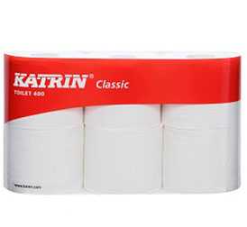 Туалетная бумага Katrin Classic Toilet 2-х слойная 