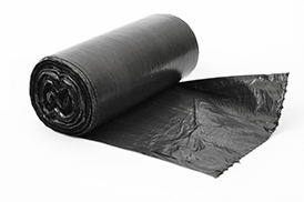 Мешки для мусора HDPE 60л. (25 шт.\рул.) черные