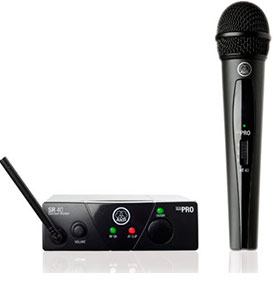 Радиомикрофон с ручным передатчиком AKG WMS40MINI VOC-SET ISM1, UHF, 40-20000Гц