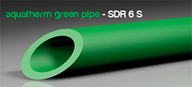 Трубы для питьевое водоснабжение и отопление green system SDR 6 S 