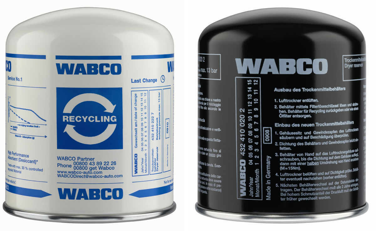 Фильтрующие элементы осушителя (катриджи) WABCO